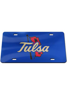 Tulsa Golden Hurricane Specialty Flag Logo License Frame