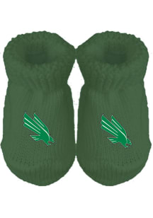 North Texas Mean Green Knit Baby Bootie Boxed Set
