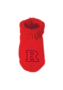 Knit Rutgers Scarlet Knights Baby Bootie Boxed Set - Red