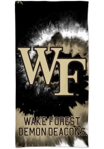 Wake Forest Demon Deacons Spectra Tie Dye Beach Towel