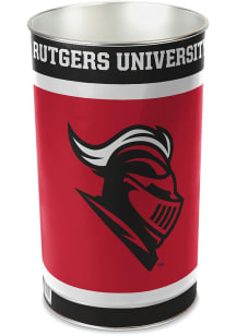 Red Rutgers Scarlet Knights Tapered Waste Basket