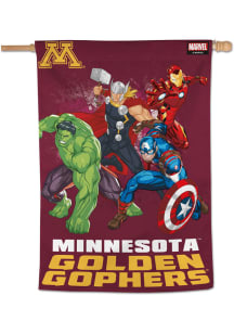 Maroon Minnesota Golden Gophers Vertical Marvel Banner