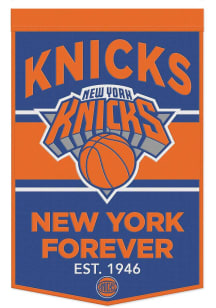 New York Knicks Vertical Wool NY Forever Banner