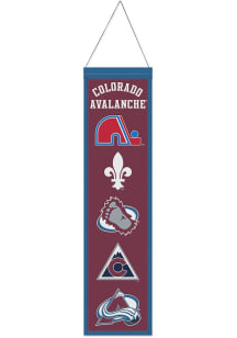 Colorado Avalanche Vertical Wool Vintage Banner