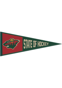 Minnesota Wild Wool Hockey Pennant