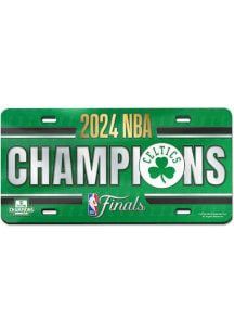 Boston Celtics NBA Finals Champions 2024 Laser Cut Car Accessory License Plate