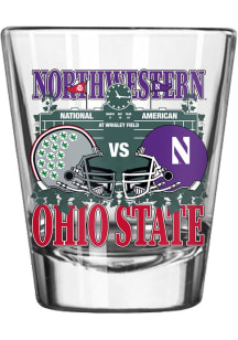 White Ohio State Buckeyes 2oz 2024 Ohio St vs Northwestern Wrigleyfield Shot Glass