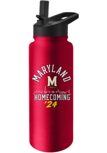 Red Maryland Terrapins 2024 Homecoming Stainless Steel Bottle