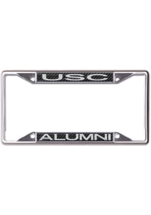 USC Trojans   Carbon Printed Metal License Frame