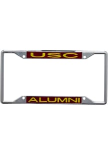 USC Trojans Red  Alumni Printed Metal License Plate Frame