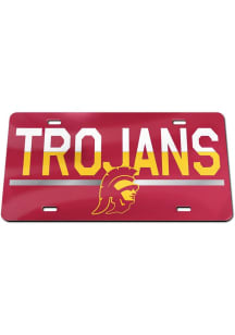 USC Trojans Red  Mascot Specialty Acrylic License Frame