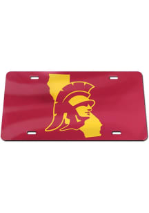 USC Trojans Red  State Specialty Acrylic License Frame