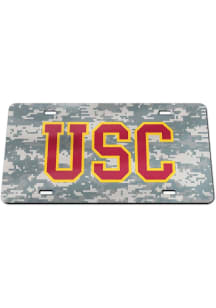 USC Trojans Red  Camo Specialty Acrylic License Frame