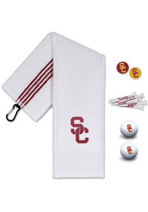 Red USC Trojans 4 Pack Golf Gift Set