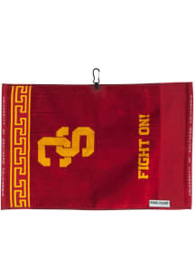 Red USC Trojans Jacquard Golf Towel