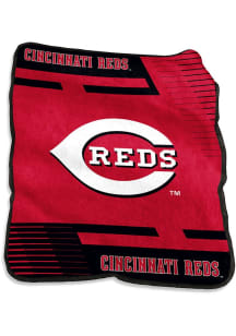 Cincinnati Reds Stripe Raschel Throw Blanket - Red