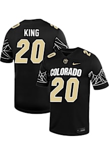 Noah King  Nike Colorado Buffaloes Black Football NIL Game Football Jersey
