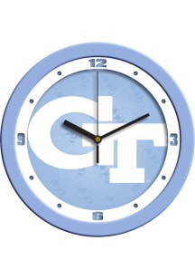 GA Tech Yellow Jackets 11.5 Baby Blue Wall Clock