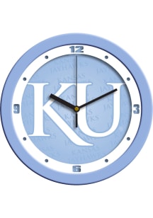 Kansas Jayhawks 11.5 Baby Blue Wall Clock
