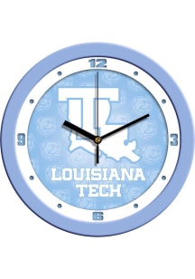 Louisiana Tech Bulldogs 11.5 Baby Blue Wall Clock