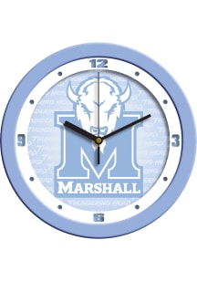 Marshall Thundering Herd 11.5 Baby Blue Wall Clock