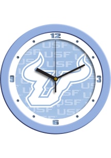 South Florida Bulls 11.5 Baby Blue Wall Clock