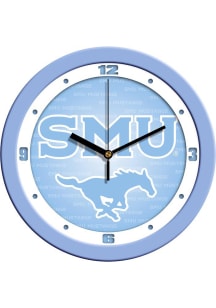 SMU Mustangs 11.5 Baby Blue Wall Clock