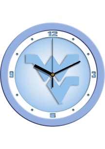 West Virginia Mountaineers 11.5 Baby Blue Wall Clock