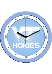 Virginia Tech Hokies 11.5 Baby Blue Wall Clock