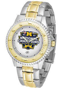 Michigan Wolverines 2023 College Football National Champions Competitor Elite Mens Watch