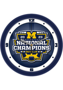 Michigan Wolverines 2023 College Football National Champions 11.5 Dimension Wall Clock