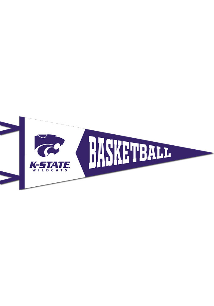 K-State Wildcats 12X30 Basketball Pennant