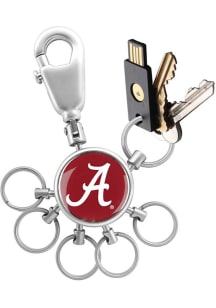 Alabama Crimson Tide 6 Ring Valet Keychain