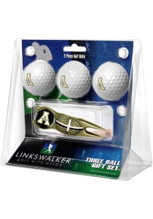 Appalachian State Mountaineers Ball and Gold Crosshairs Divot Tool Golf Gift Set