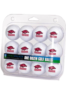 Arkansas Razorbacks One Dozen Golf Balls