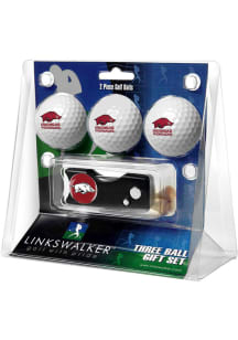Arkansas Razorbacks Ball and Spring Action Divot Tool Golf Gift Set