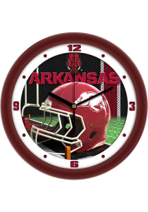 Arkansas Razorbacks 11.5 Football Helmet Wall Clock
