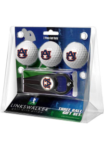 Auburn Tigers Ball and Black Hat Trick Divot Tool Golf Gift Set