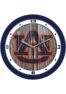 Auburn Tigers 11.5 Weathered Wood Wall Clock