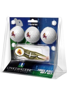 Arizona State Sun Devils Ball and Gold Crosshairs Divot Tool Golf Gift Set