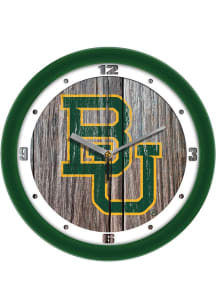 Baylor Bears 11.5 Weathered Wood Wall Clock