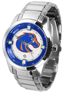 Boise State Broncos Titan Stainless Steel Mens Watch