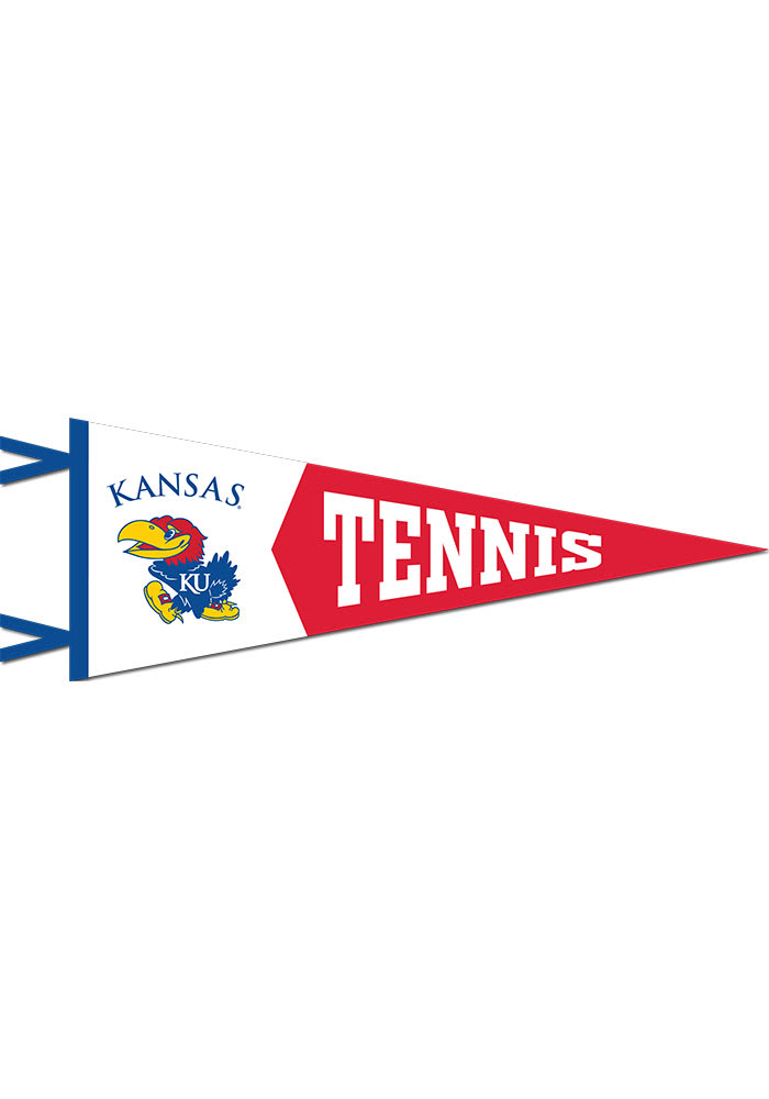 Kansas Jayhawks 12X30 Tennis Pennant