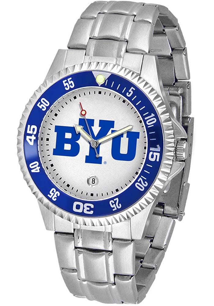 BYU Cougars Competitor Steel Mens Watch