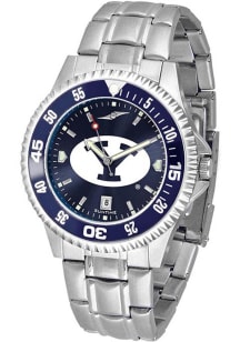 BYU Cougars Competitor Steel AC Mens Watch