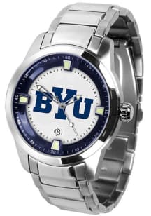 BYU Cougars Titan Stainless Steel Mens Watch