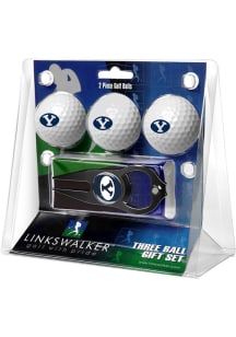 BYU Cougars Ball and Black Hat Trick Divot Tool Golf Gift Set