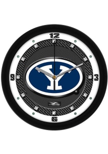 BYU Cougars 11.5 Carbon Fiber Wall Clock