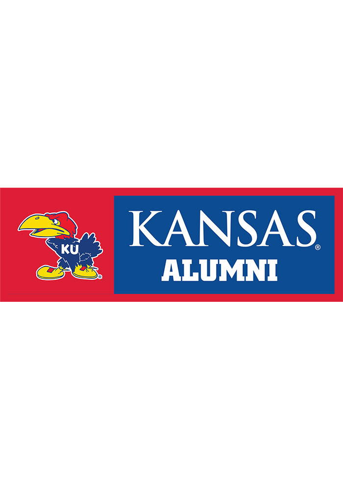 Kansas Jayhawks 12X36 Alumni Banner