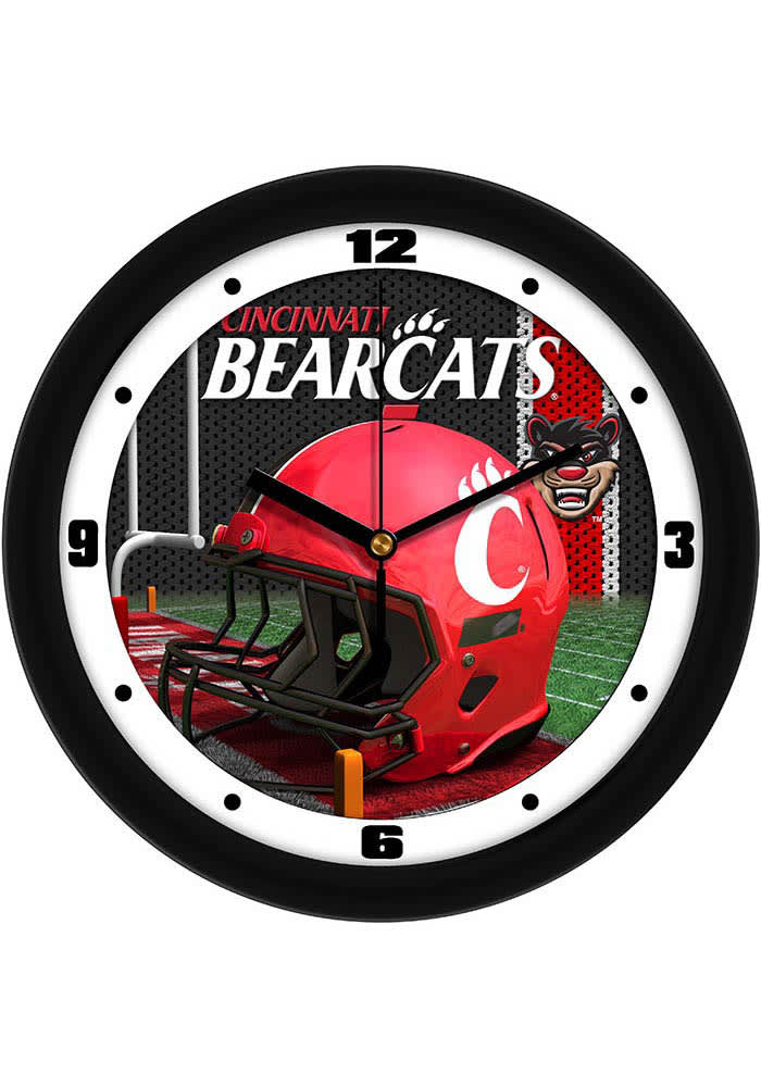 Cincinnati Bearcats 11.5 Football Helmet Wall Clock